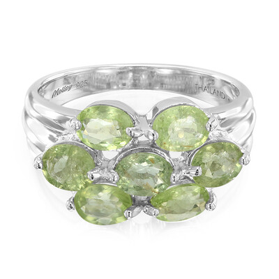 Bague en argent et Tourmaline Paraïba