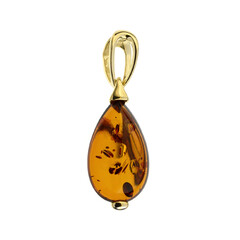 Pendentif en argent et Ambre baltique