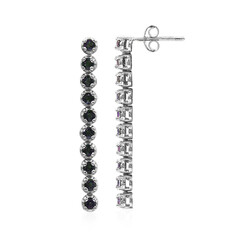 Boucles d'oreilles en argent et Quartz mystique
