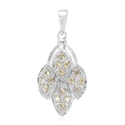 Pendentif en argent et Topaze impériale