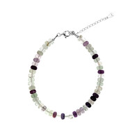 Bracelet en argent et Fluorite
