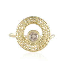 Bague en or et Diamant champagne I2 (Ornaments by de Melo)