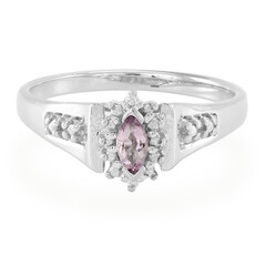 Bague en argent et Tourmaline cuprifère rose