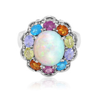 Bague en argent et Opale Welo