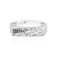 Bague en or et Diamant noir (Ornaments by de Melo)