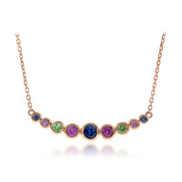 Collier en or et Rubis AAA du Mozambique