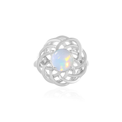 Bague en argent et Opale Welo