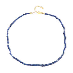 Collier en argent et Kyanite du Népal (Adela Silber)