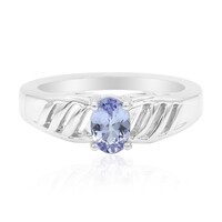 Bague en argent et Tanzanite non chauffée