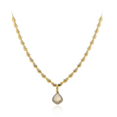 Collier en argent et Opale Welo