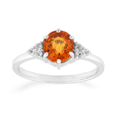 Bague en or et Saphir orange de Ban Ka Cha