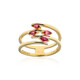 Bague en or et Spinelle rouge de Birmanie (de Melo)