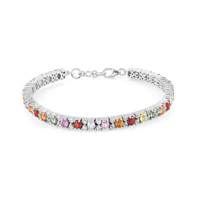 Bracelet en argent et Saphir