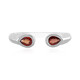 Bague en argent et Rubis de Tanzanie (Adela Silber)