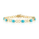 Bracelet en argent et Turquoise Sleeping Beauty (Faszination Türkis)