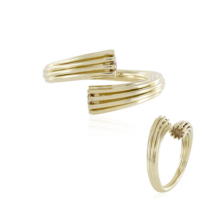 Bague en or et Diamant champagne I1 (de Melo)