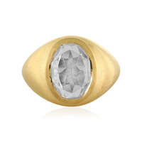 Bague en argent et Quartz blanc