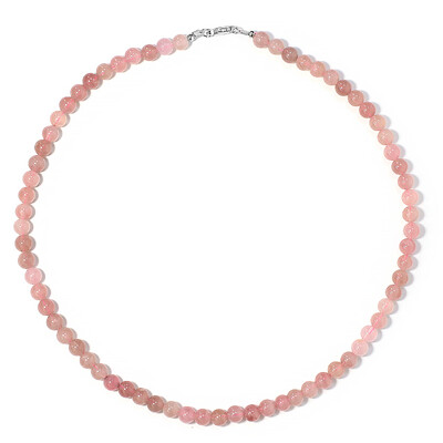 Collier en argent et Quartz rose
