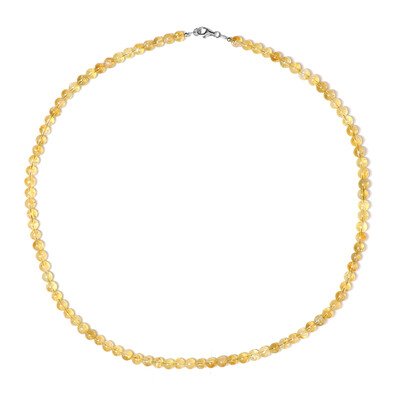 Collier en argent et Citrine