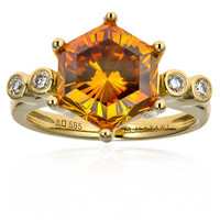 Bague en or et Sphalérite (AMAYANI)