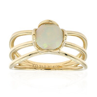 Bague en or et Opale Welo