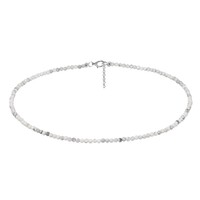 Collier en argent et Opale dendritique