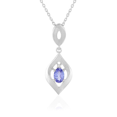 Collier en argent et Tanzanite