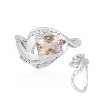 Bague en argent et Amétrine