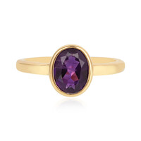 Bague en argent et Améthyste de Zambie