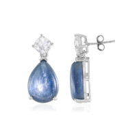 Boucles d'oreilles en argent et Kyanite