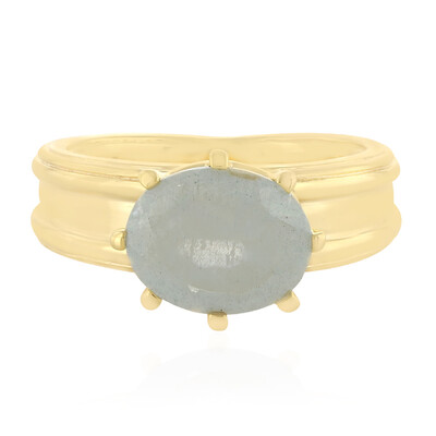 Bague en argent et Aigue-marine