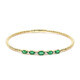 Bracelet en or et Emeraude de Zambie AAA (CIRARI)