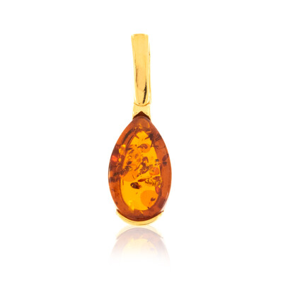 Pendentif en argent et Ambre baltique (dagen)