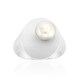 Bague en argent et Perle blanche de culture d'eau douce (Michelle Albala)