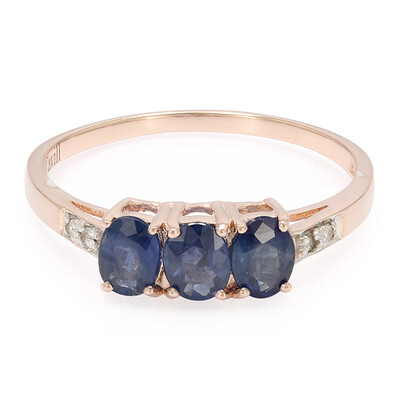 Bague en argent et Saphir de Kanchanaburi