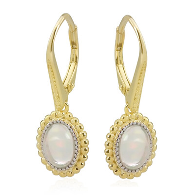 Boucles d'oreilles en argent et Opale Welo