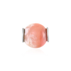 Pendentif en argent et Opale rose