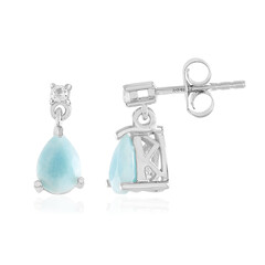 Boucles d'oreilles en argent et Larimar