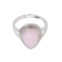 Bague en argent et Opale Angel Skin