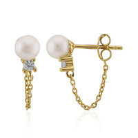 Boucles d'oreilles en argent et Perle de culture d'eau douce