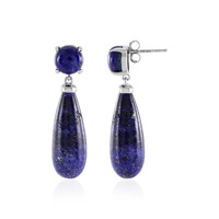 Boucles d'oreilles en argent et Lapis-Lazuli