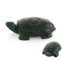 Figurine et Aventurine verte
