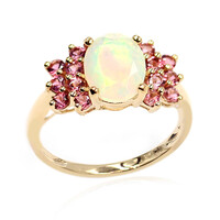 Bague en or et Opale Welo