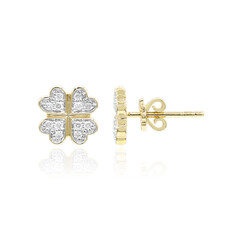 Boucles d'oreilles en or et Diamant SI1 (G)