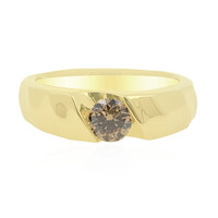 Bague en or et Diamant chocolat d‘Argyle SI2 (de Melo)