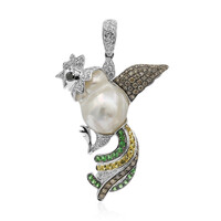 Pendentif en or et Perle blanche de culture d'eau douce (Estée Collection)