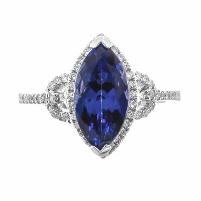 Bague en or et Tanzanite AAA (CIRARI)