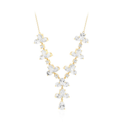 Collier en argent et Topaze blanche