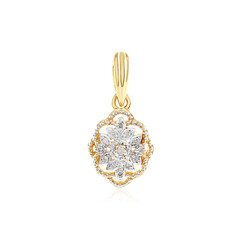 Pendentif en argent et Diamant I2 (I)