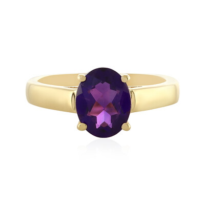 Bague en argent et Améthyste de Zambie